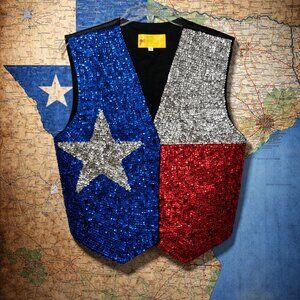 Vintage JC Lone Star of Texas Vest